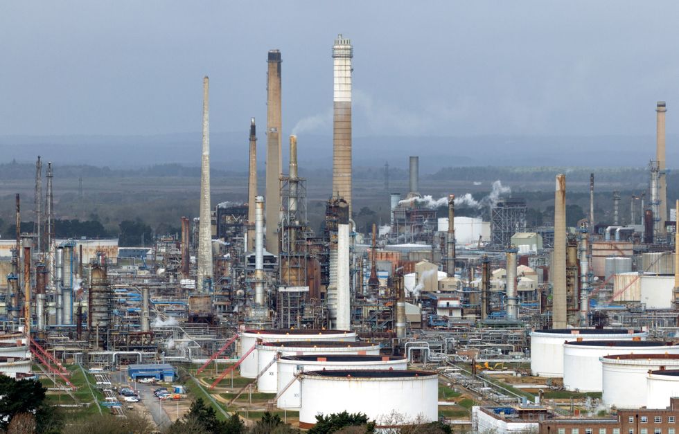 UK oil plant