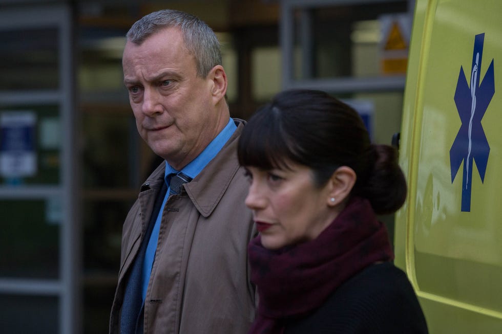 stephen tompkinson as as dci banks and caroline catz as as di helen morton in dci banks