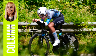 Cat Ferguson riding the British U23 TT Championships in 2025