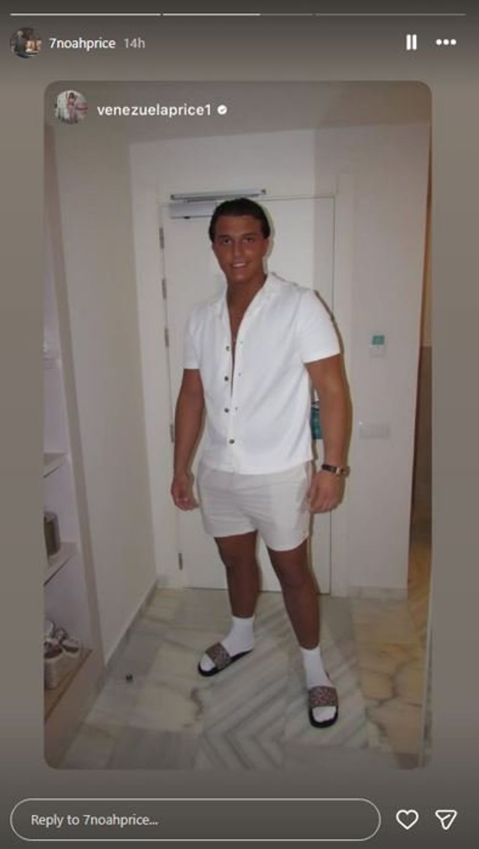 Venezuela Fury's husband Noah Price
