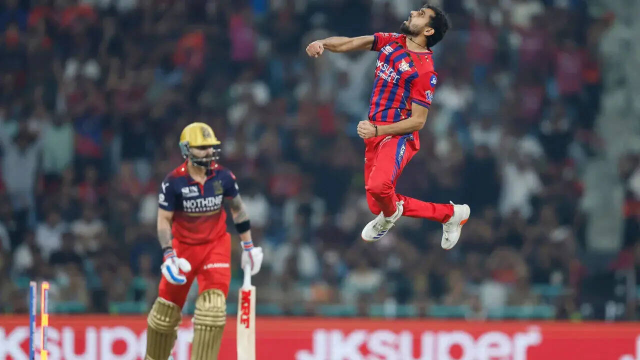 Virat Kohli and Prince Yadav (Image credit: BCCI/IPL) Virat Kohli and Prince Yadav