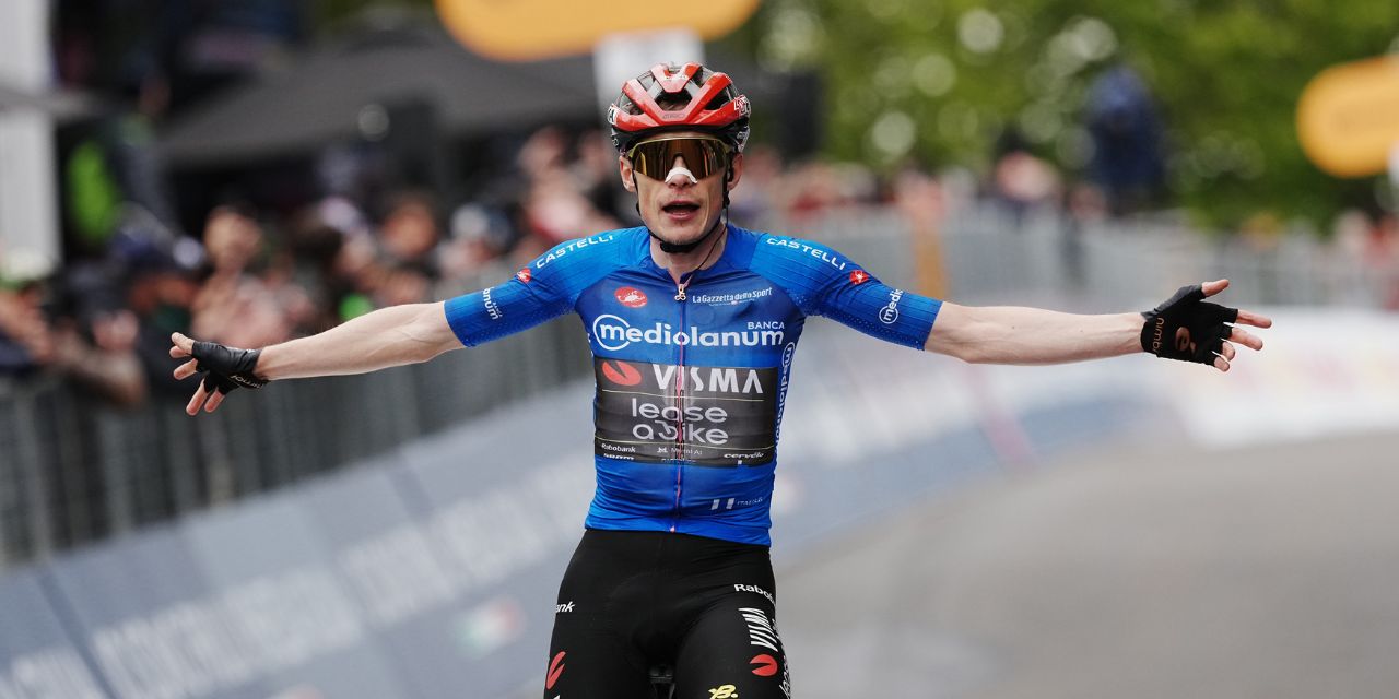 50 shades of Vingegaard: the Dane takes second stage win at Giro 2026