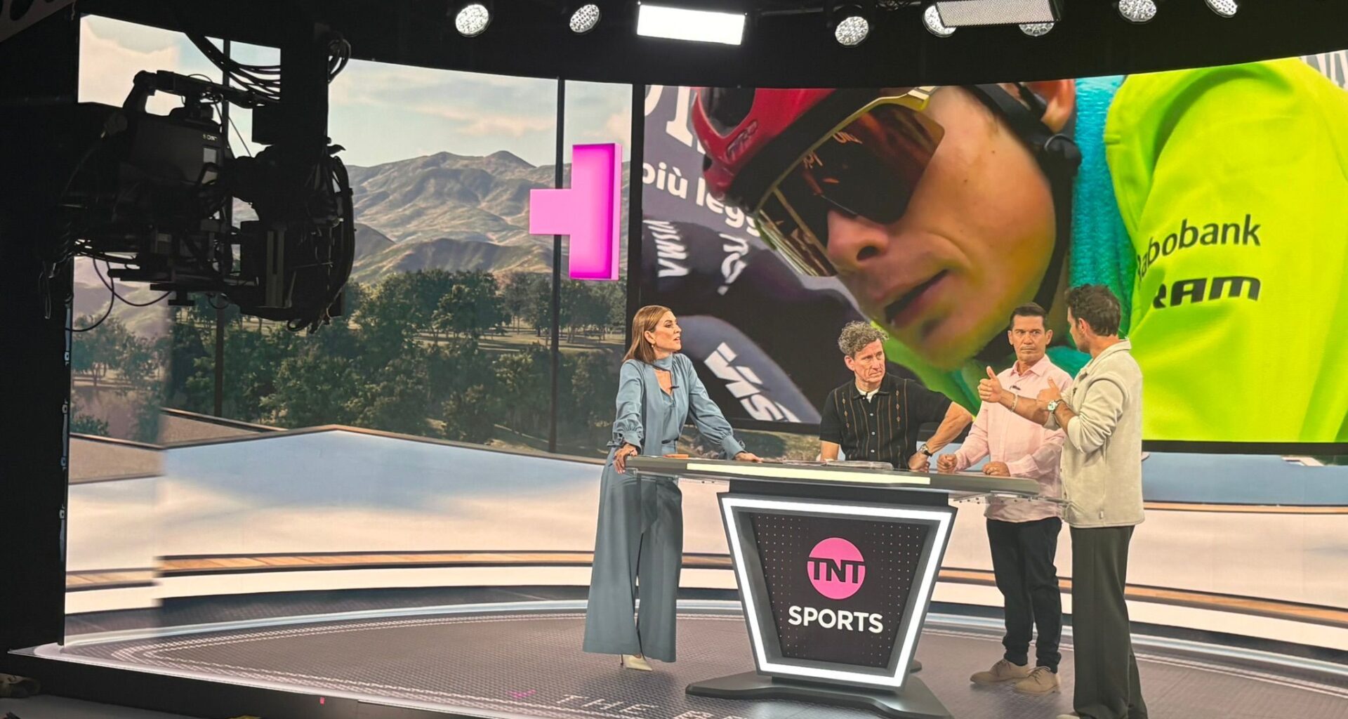 'We haven't left any stone unturned' – Inside TNT Sports' Giro d'Italia coverage, from Orla Chennaoui in the studio to Jens Voigt on a motorbike