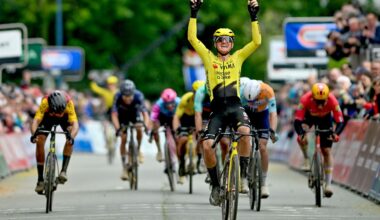 LANNILIS, FRANCE - MAY 10: Filippo Fiorelli of Italy and Team Visma