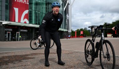 'It's been brutal' – Olly Murs cycles through torrential rain and the pain of a lost toenail to raise money for Unicef