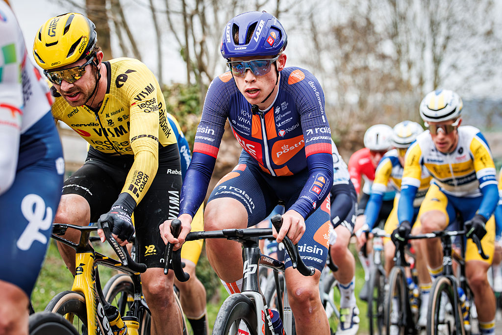 HARELBEKE, BELGIUM - MARCH 27: Frank van den Broek of Team Picnic PostNL of Netherlands during the match between E3 Saxo Classic v Men Elite at the Harelbeke on March 27, 2026 in Harelbeke Belgium (Photo by Pim Waslander/Soccrates/Getty Images)