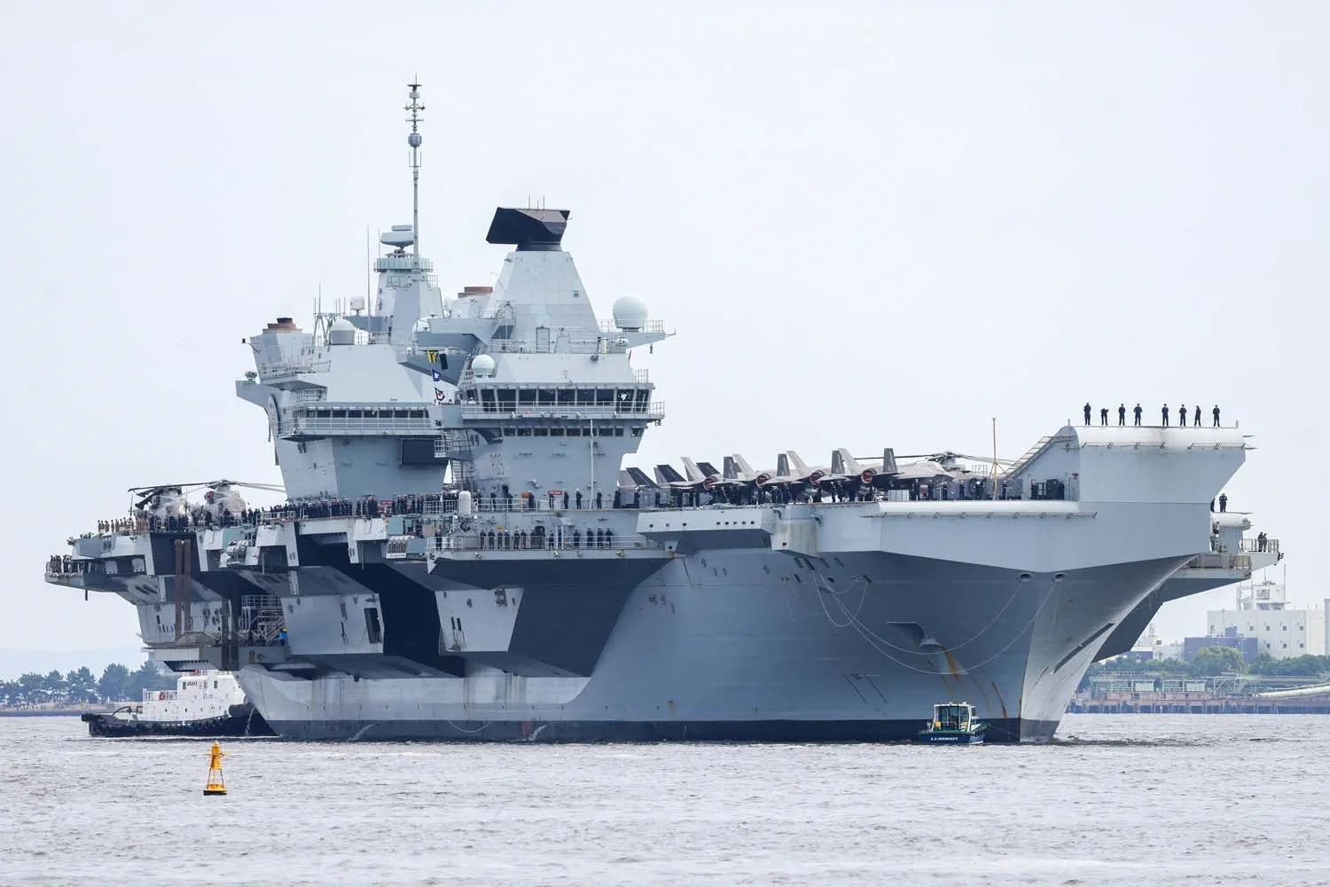 British carrier deploys to northern waters to deter Russia