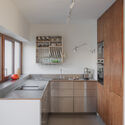 © Emmy Martens Workers' House Renovation / Cecile Elicagaray Architecte - Interior Photography, Kitchen, Countertop, Wood, Sink, Lighting