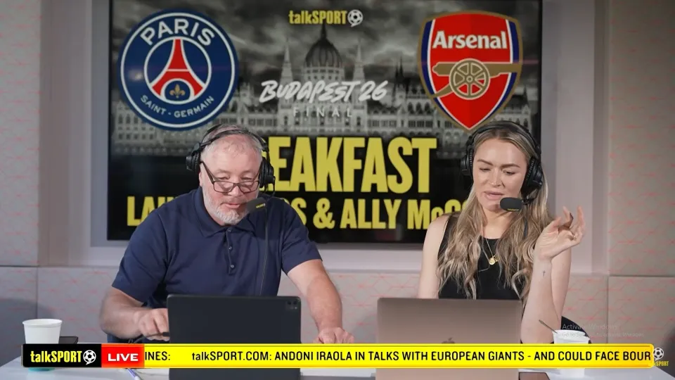 Laura Woods and Ally McCoist on the Breakfast Show