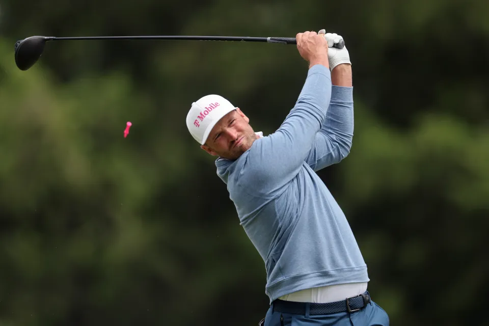 Wyndham Clark almost struck a spectator from close range