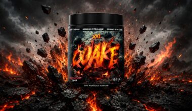 XXL Nutrition Quake preworkout for premium pumps and focus