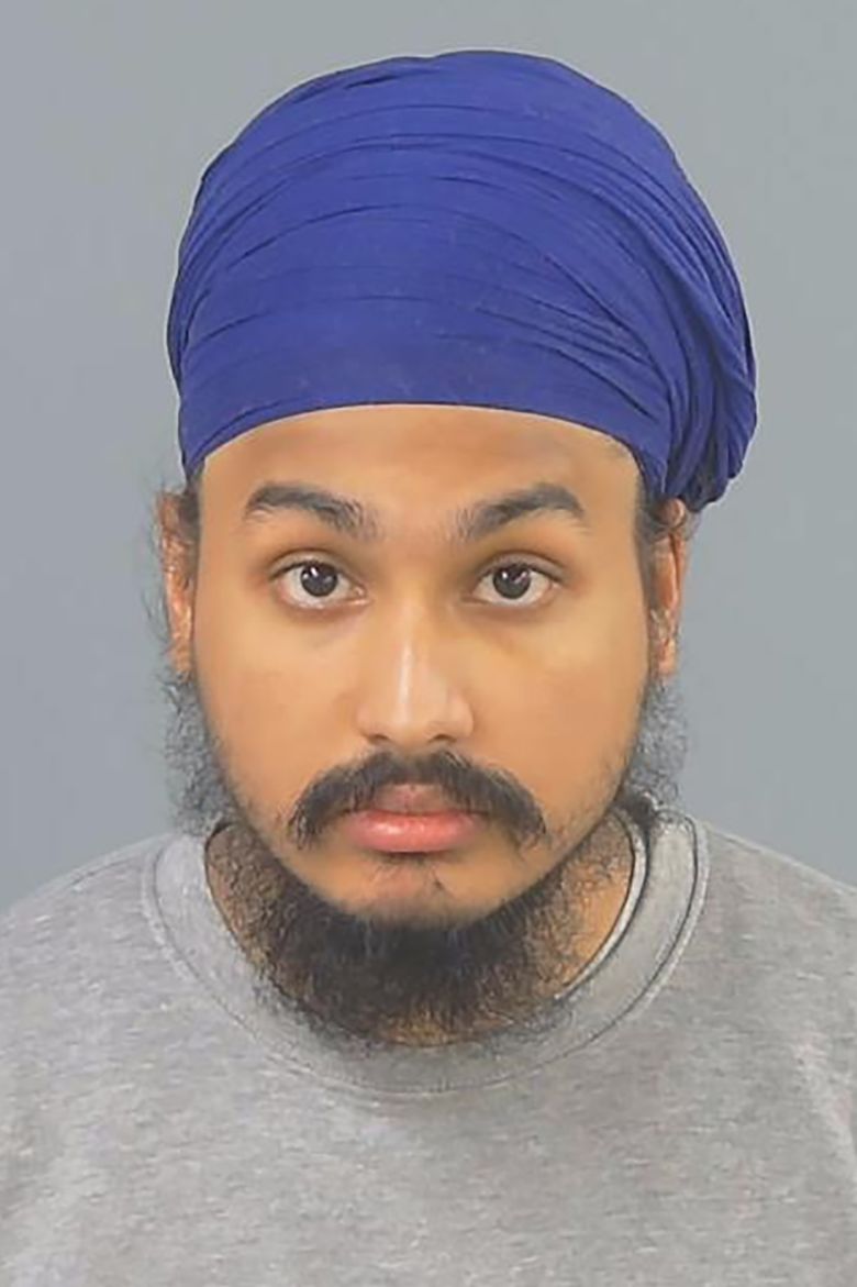 Hampshire Police booking photo of Vickrum Digwa.