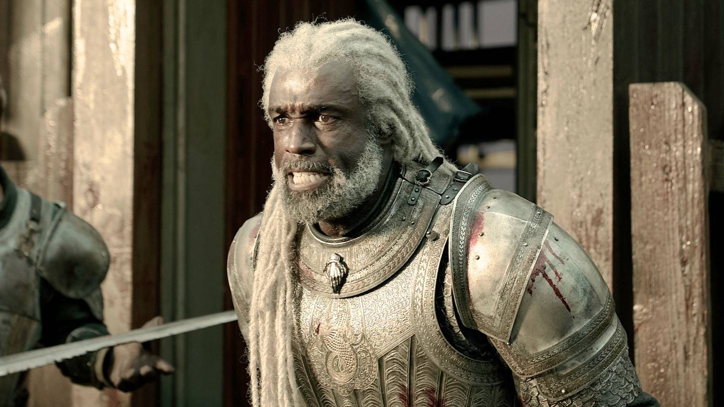 Steve Toussaint (Corlys Velaryon) in House of the Dragon season 3.
