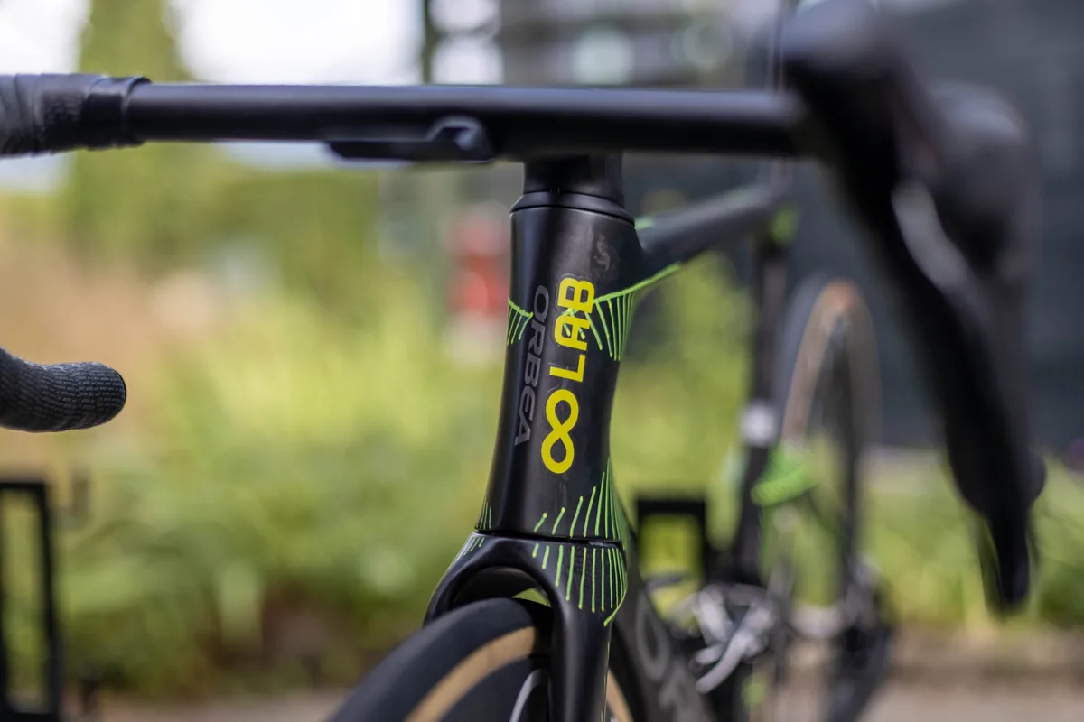 Orbea prototype aero bike at Tour Auvergne-Rhône-Alpes