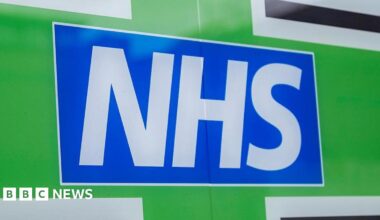 NHS logo.