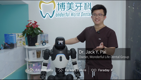 Faraday Future Completes Delivery of EAI Robot FF Master to Wonderful Life Dental Group Los Angeles, the First Real-World Implementation of FF’s EAI Robots in a Healthcare Use Case