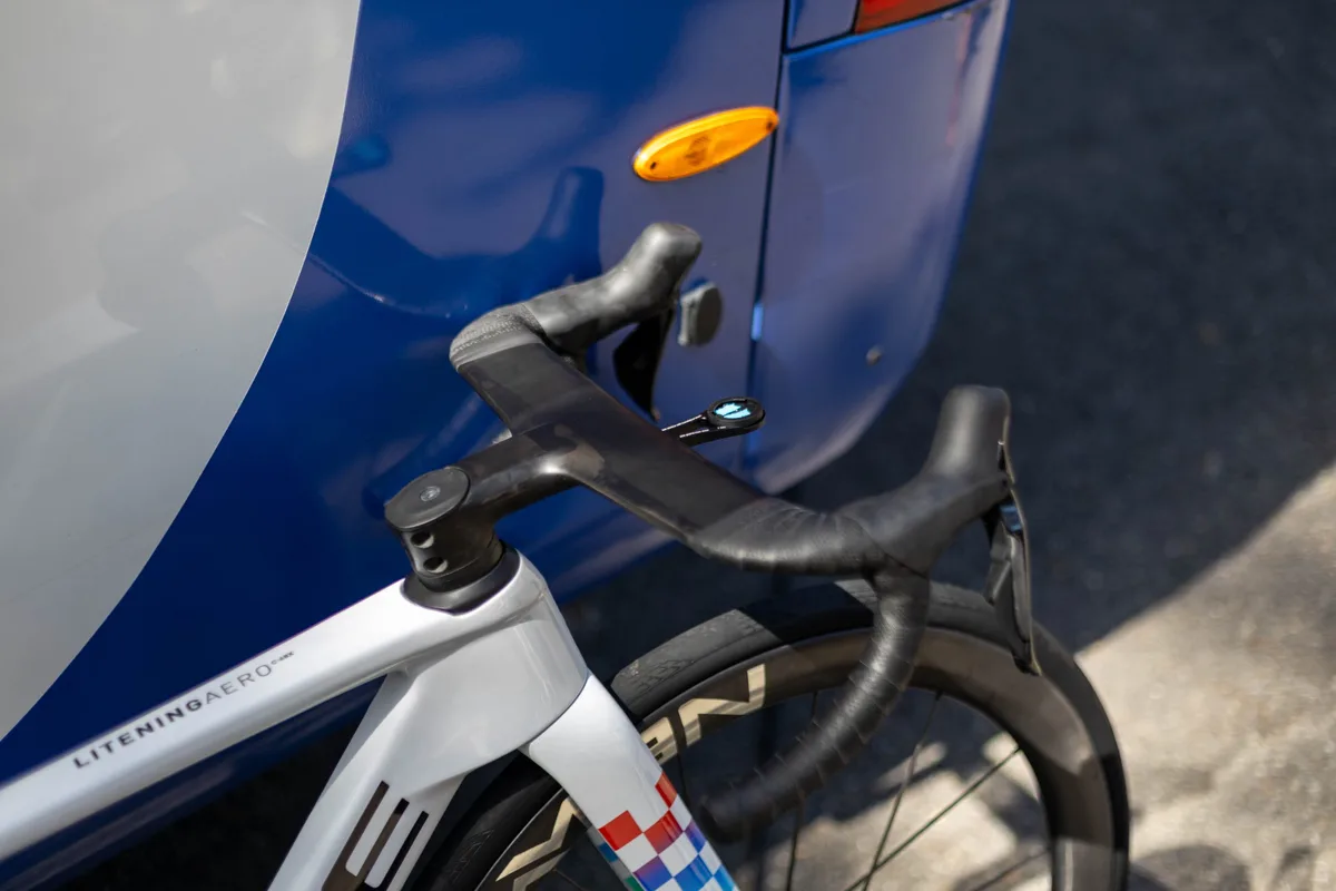 Unreleased Cube Litening C:68X at the 2026 Tour Auvergne-Rhône-Alpes
