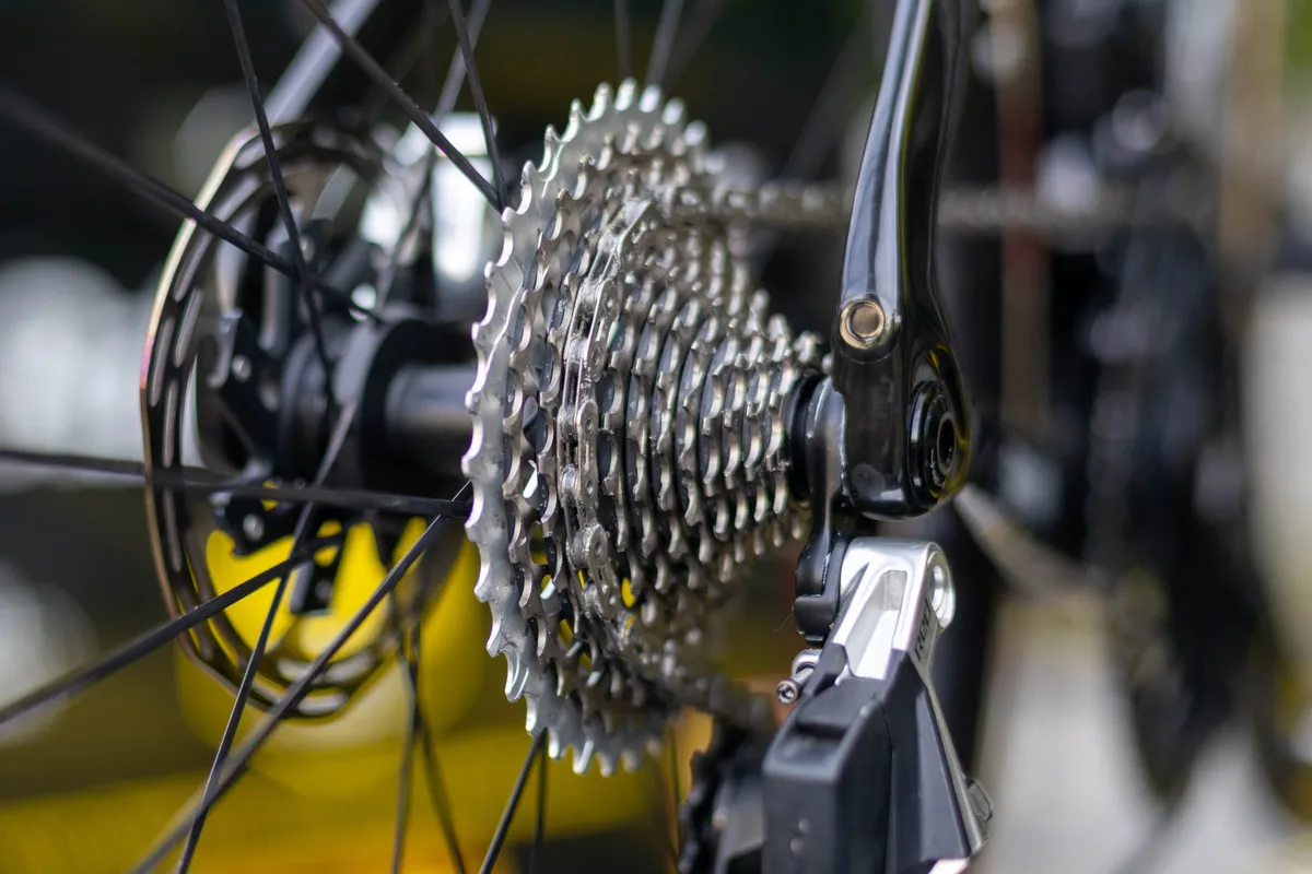 Waxed chain at the 2026 Tour Auvergne-Rhône-Alpes