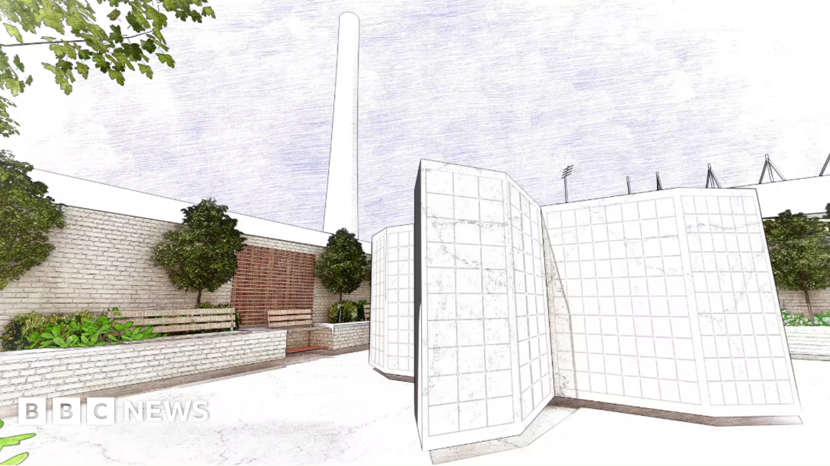 A concept image shows how the memorial garden at Franklin's Gardens might look.