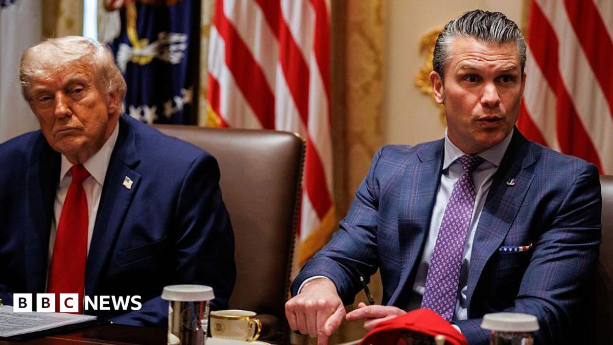 Donald Trump in a red tie
