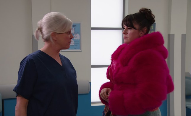 Kerry Wyatt and Dr. Todd go head to head in the hospital