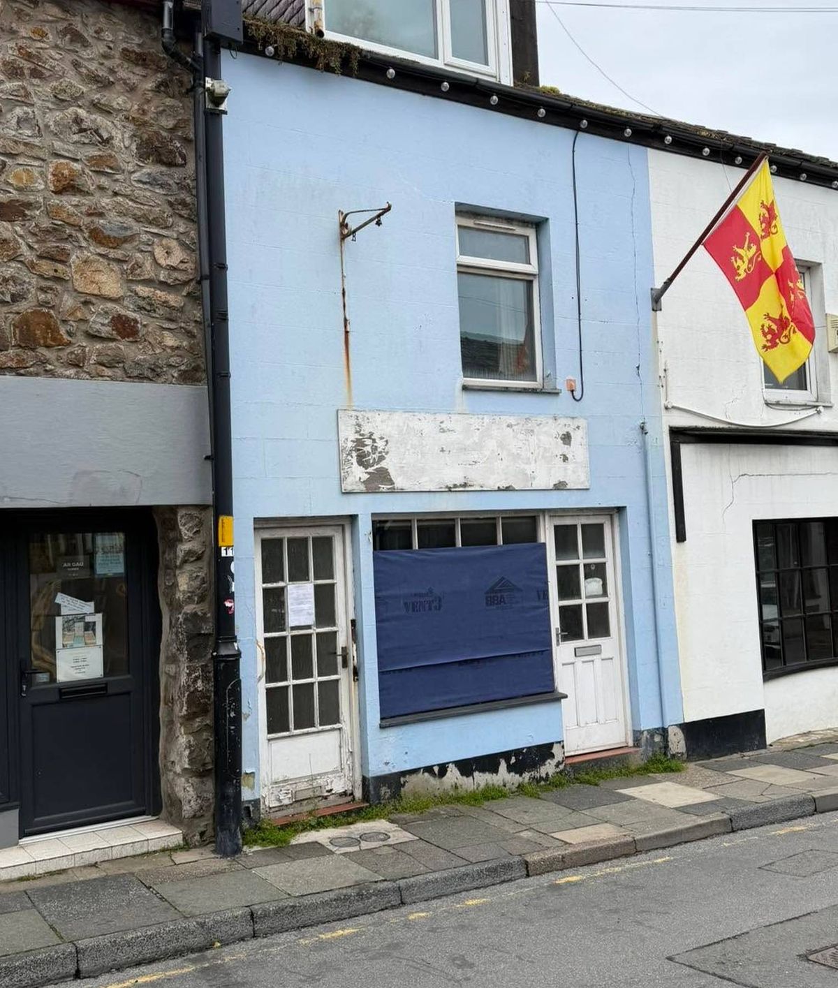 One of the closed shops pictured by Gavin Nicholas on Gaol Street