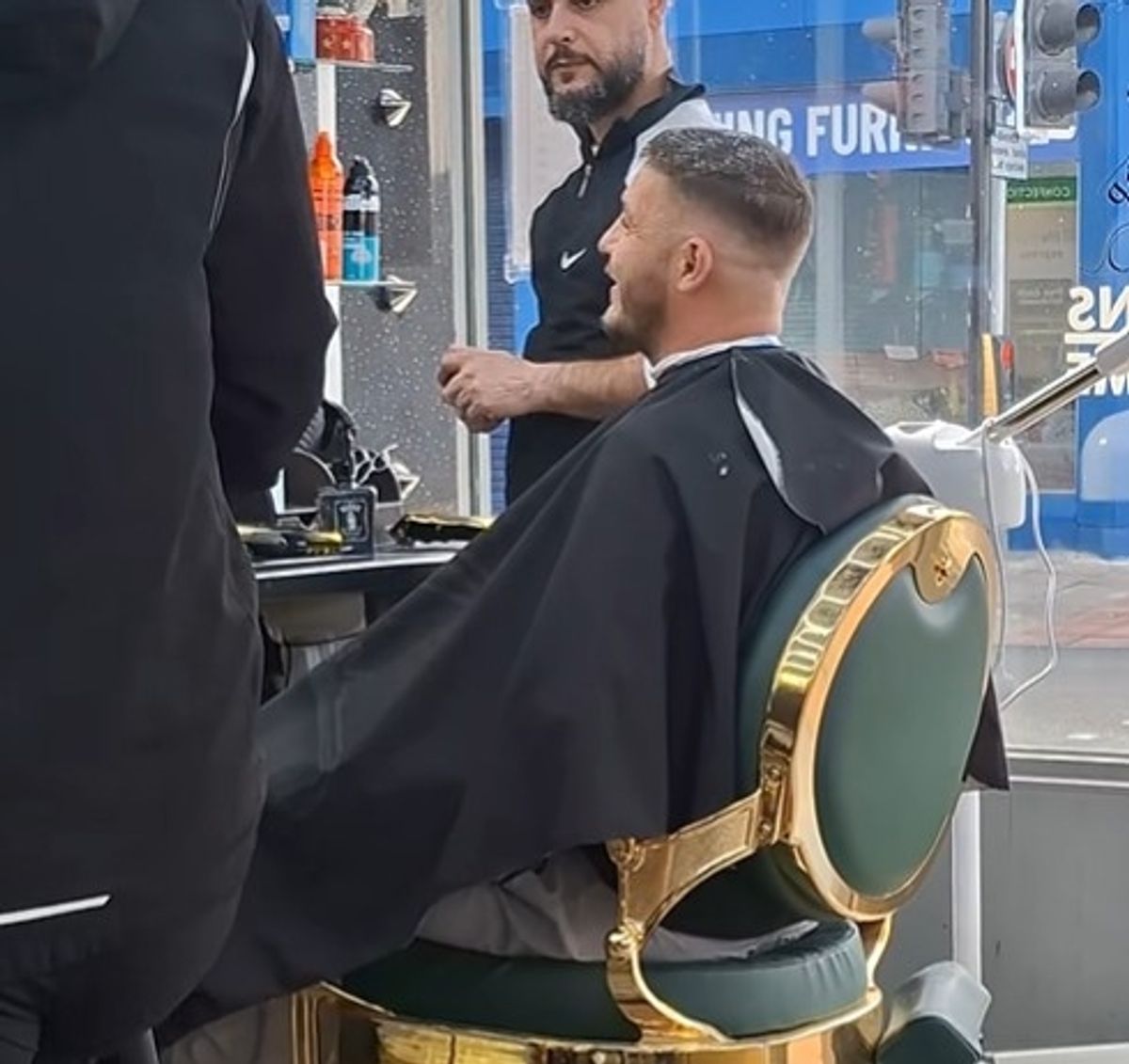 Fans thought they had seen Tom Hardy getting a haircut in Stockport - before taking a further look