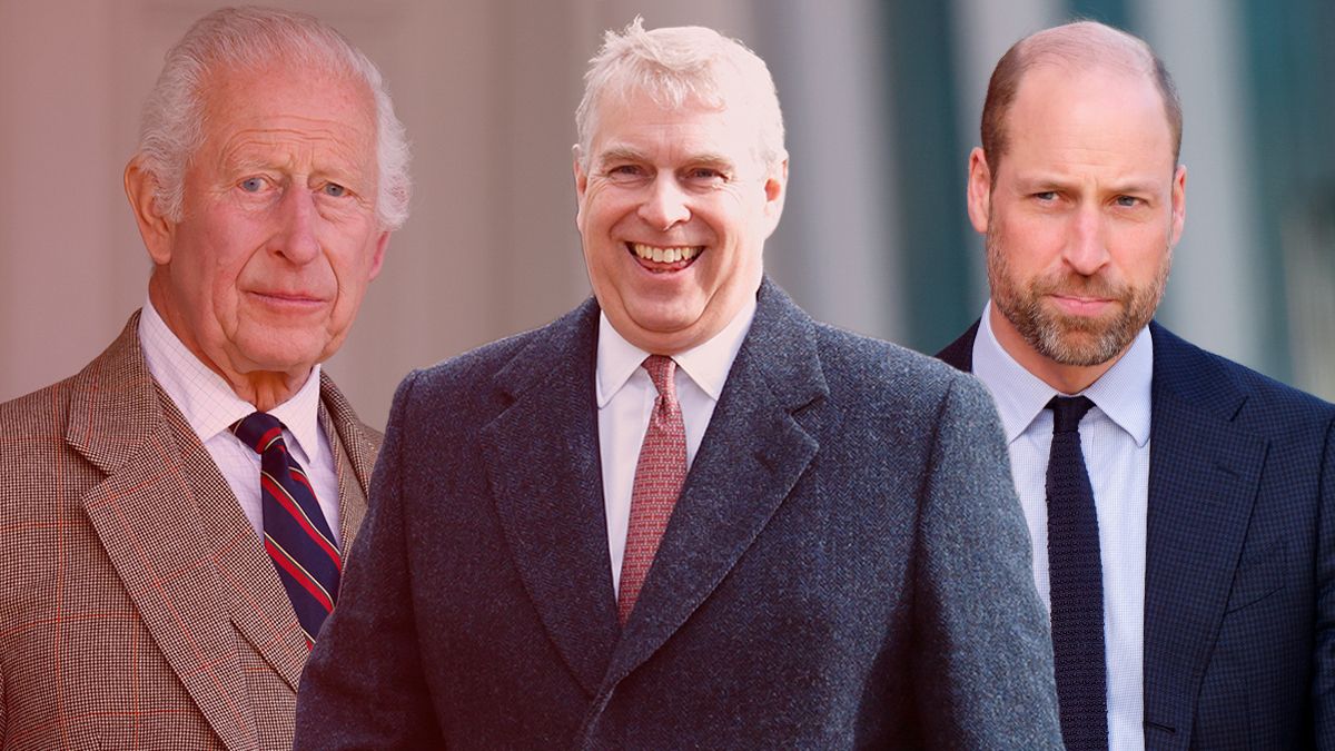 King Charles III, Andrew Mountbatten-Windsor and Prince William, Prince of Wales