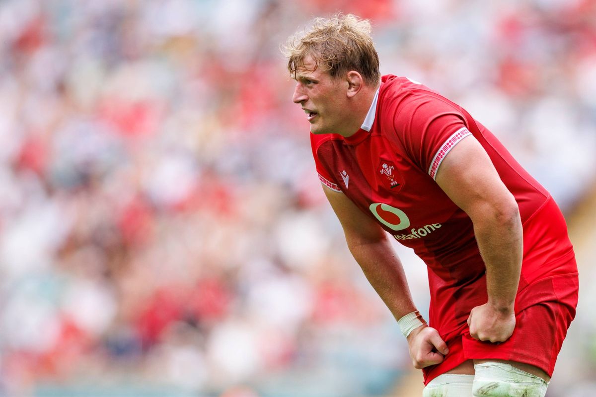 LONDON, ENGLAND - JUNE 27: Wales' Jac Morgan during the rugby international match between Barbarians and Wales at Allianz Stadium on June 27, 2026 in London, England. (Photo by Bob Bradford - CameraSport via Getty Images)