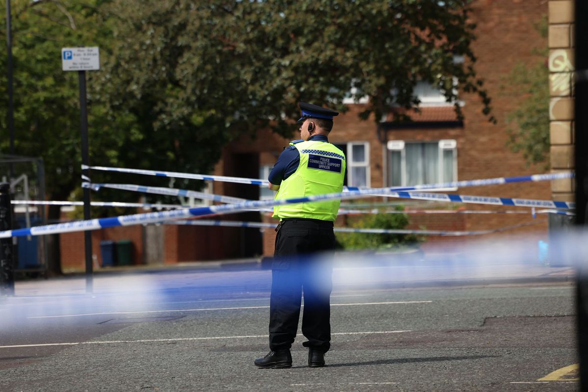 Police have cordoned off Shields Road after a man died following an attack