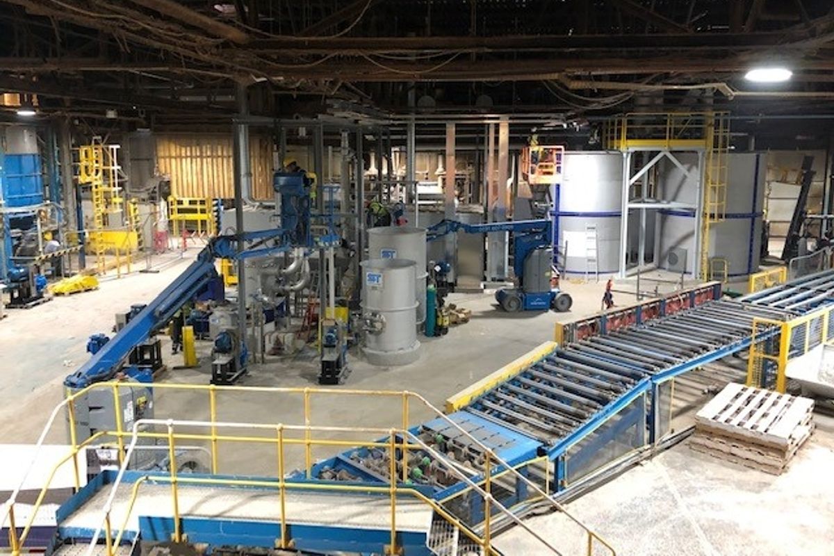 Inside one of the Zentia sites in Gateshead