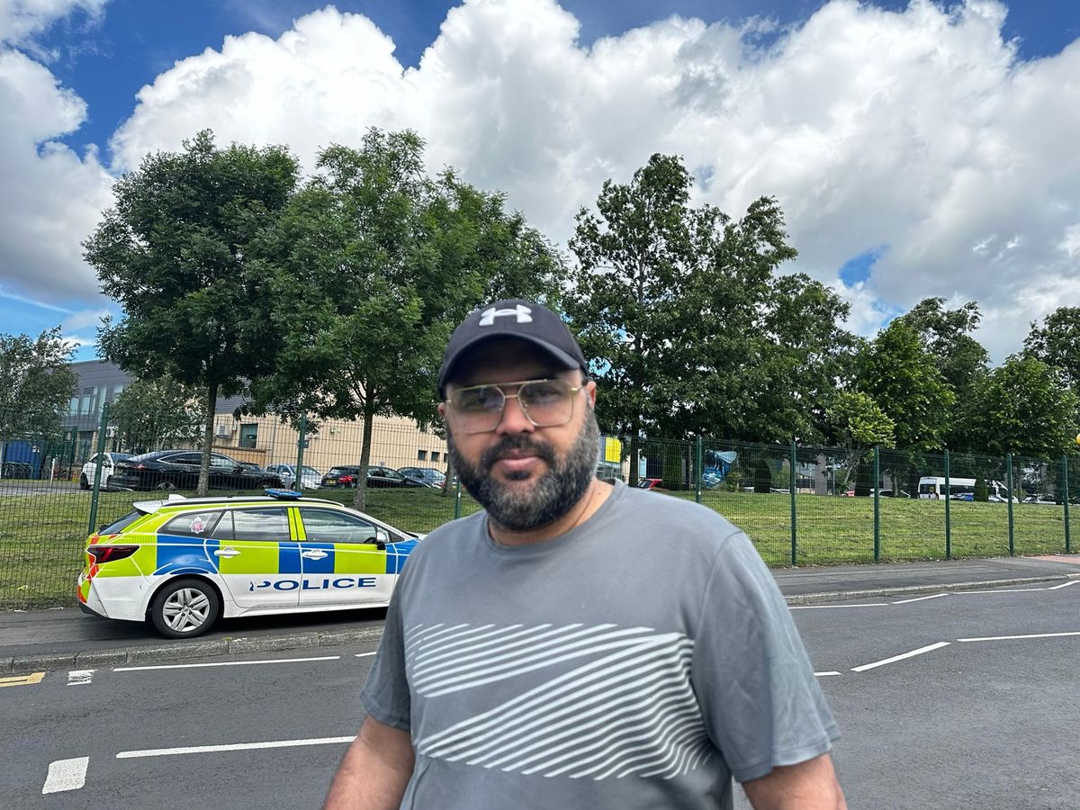Dad Malik Rehman whose two sons attend Co-op Academy Manchester