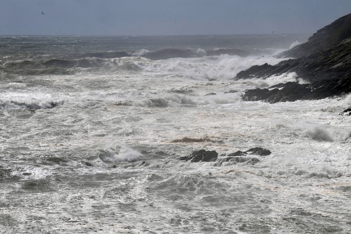 A view of the sea at a beach
