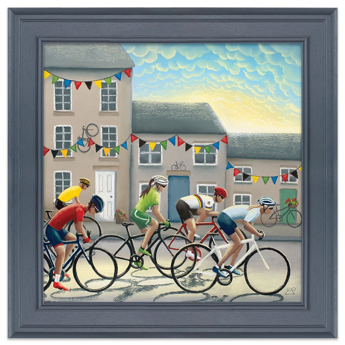 Lucy Pittaway's original painting "Yorkshire Welcomes the World" was paid for using stolen credit cards and has now disappeared