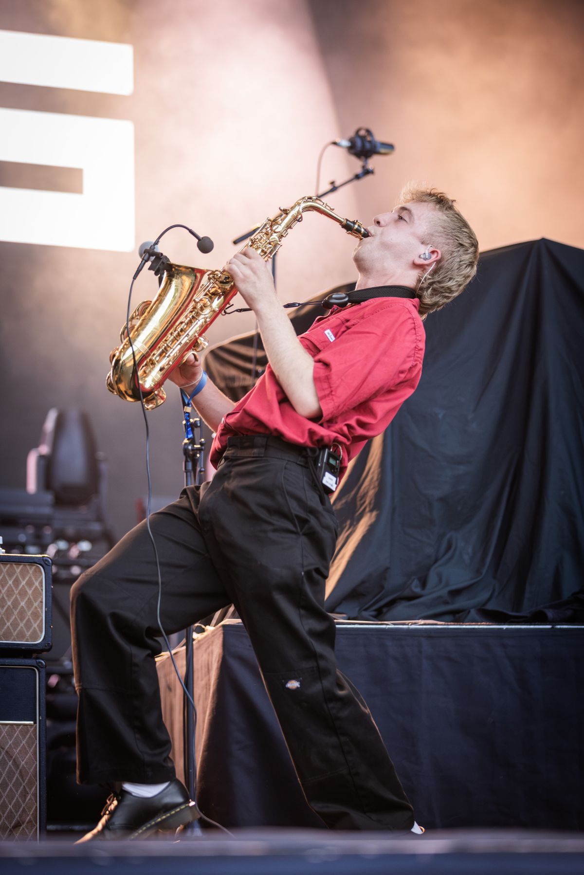 Tommy Lawther shows Gans' sax appeal, opening for Pixies at the Eden Sessions