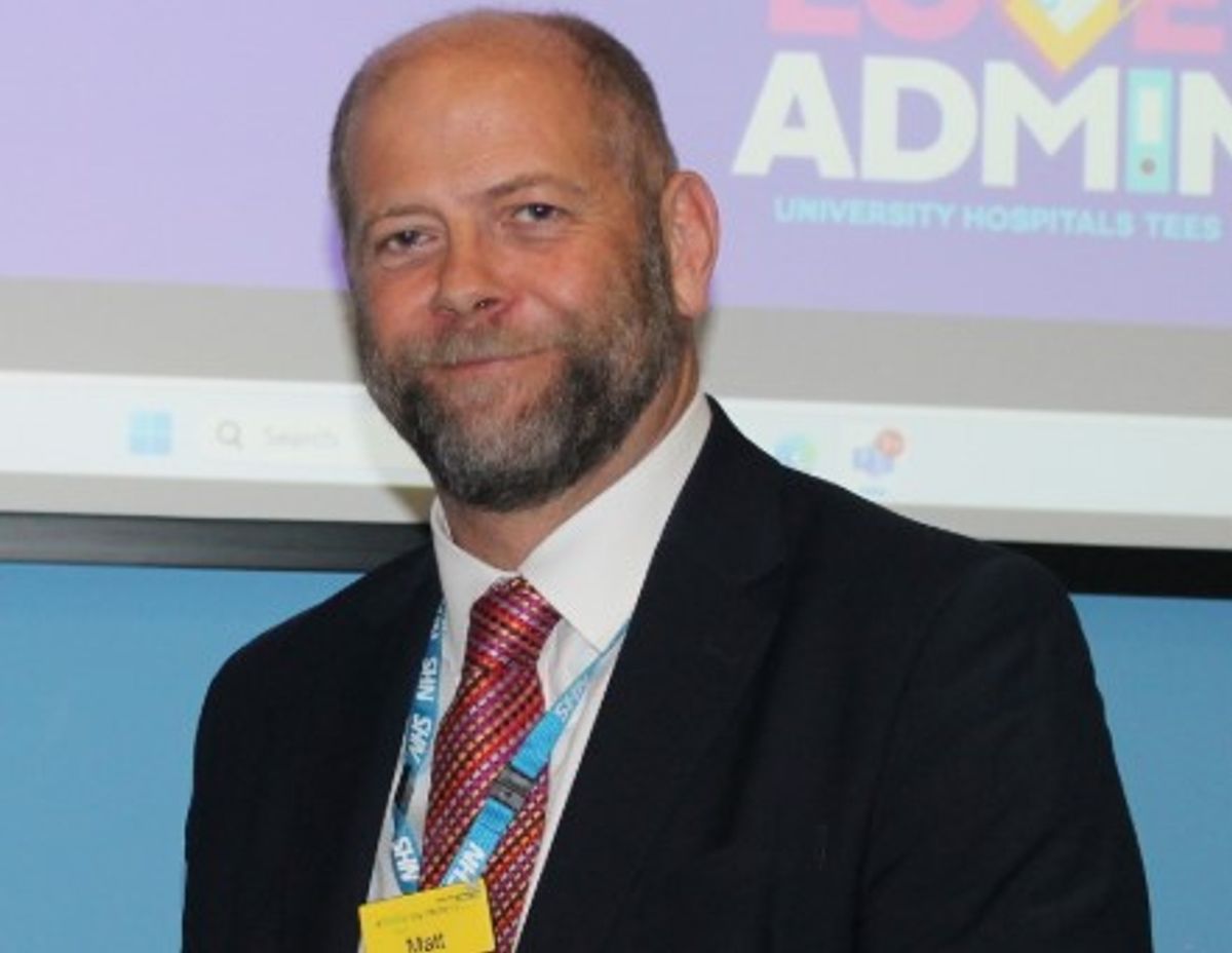 Matt Neligan, deputy chief executive and chief strategy officer at the University Hospitals Tees NHS group