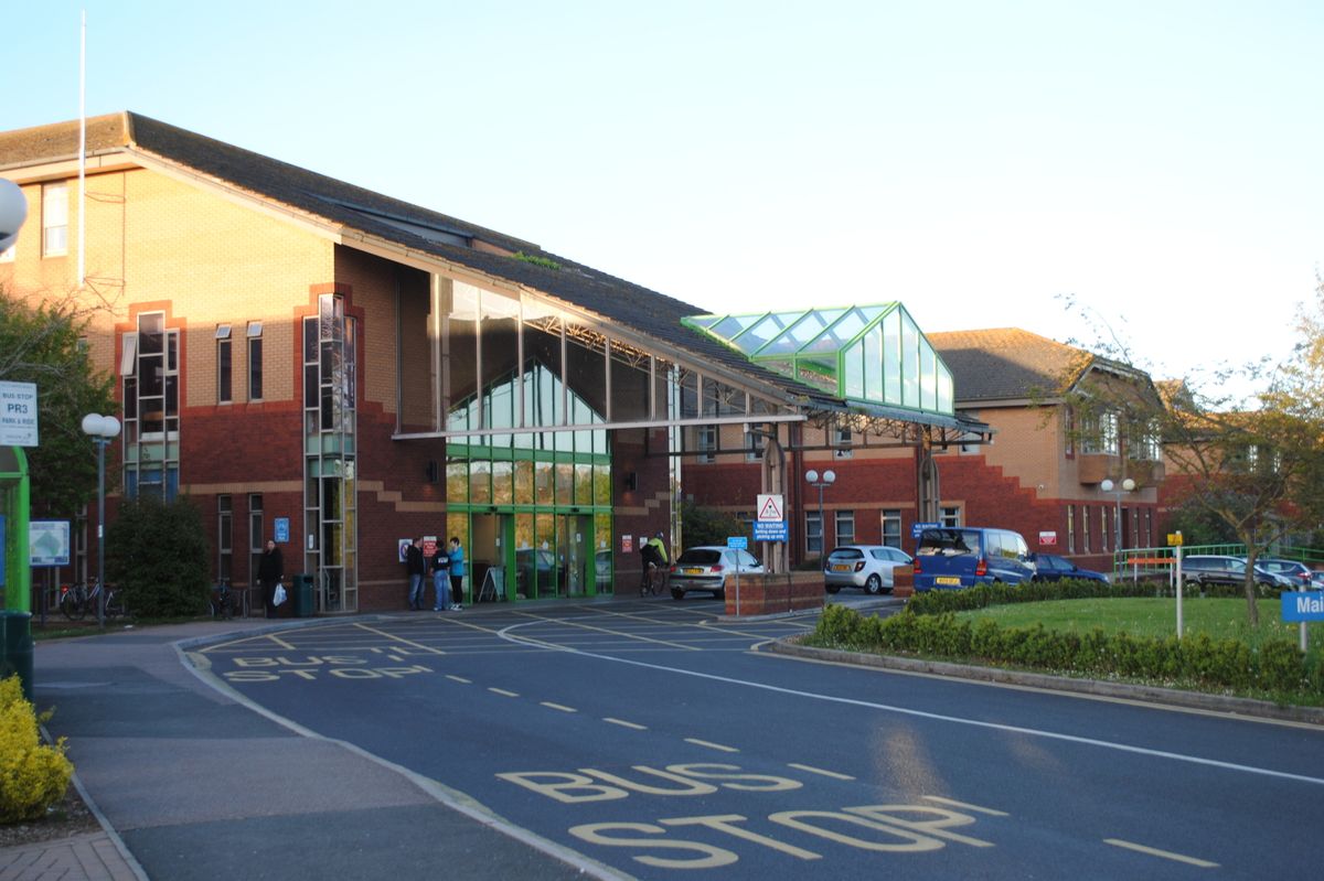 Royal Devon & Exeter Hospital main entrance