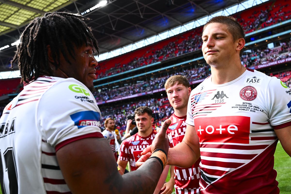 Wigan's Sam Walters was sent off against Hull KR at Wembley.