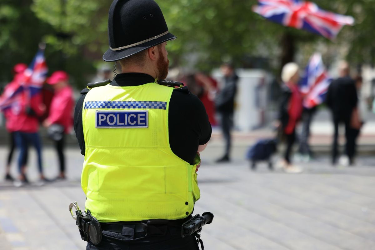 Police and demonstrators in Newcastle city centre - June 13 2026