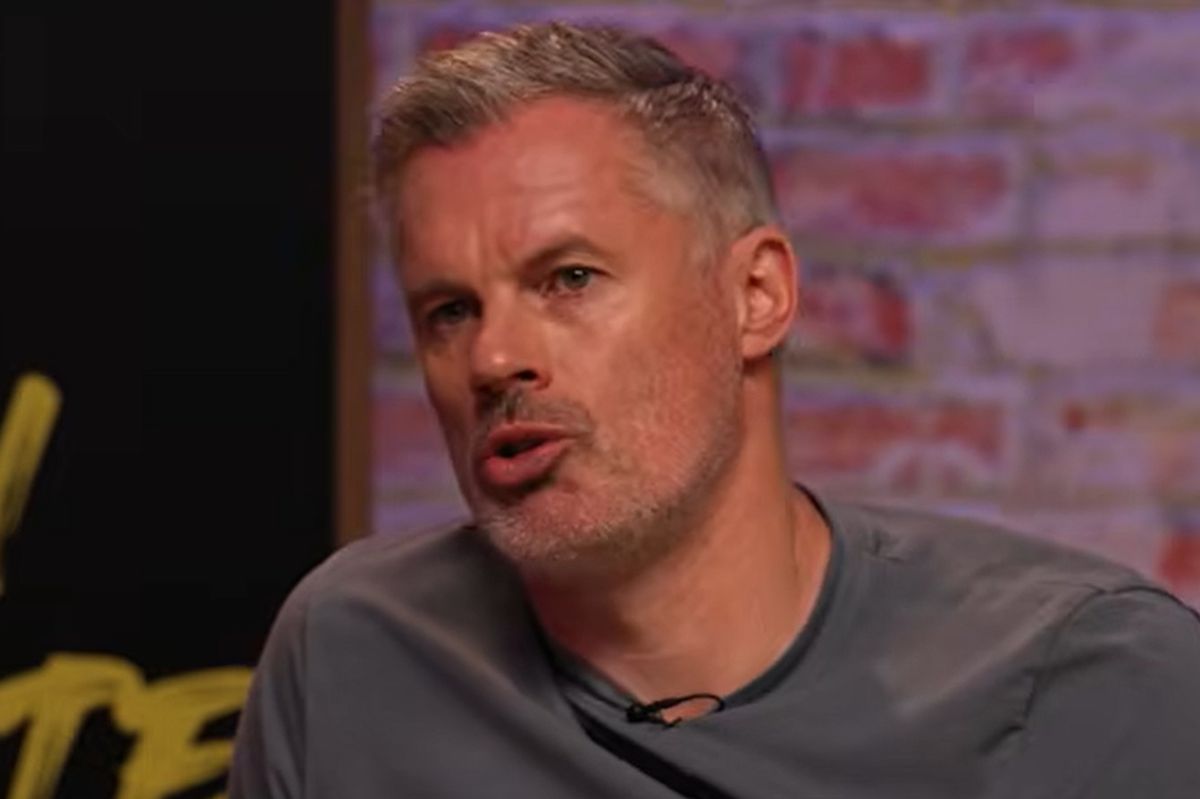 Jamie Carragher speaking in an interview with the Overlap