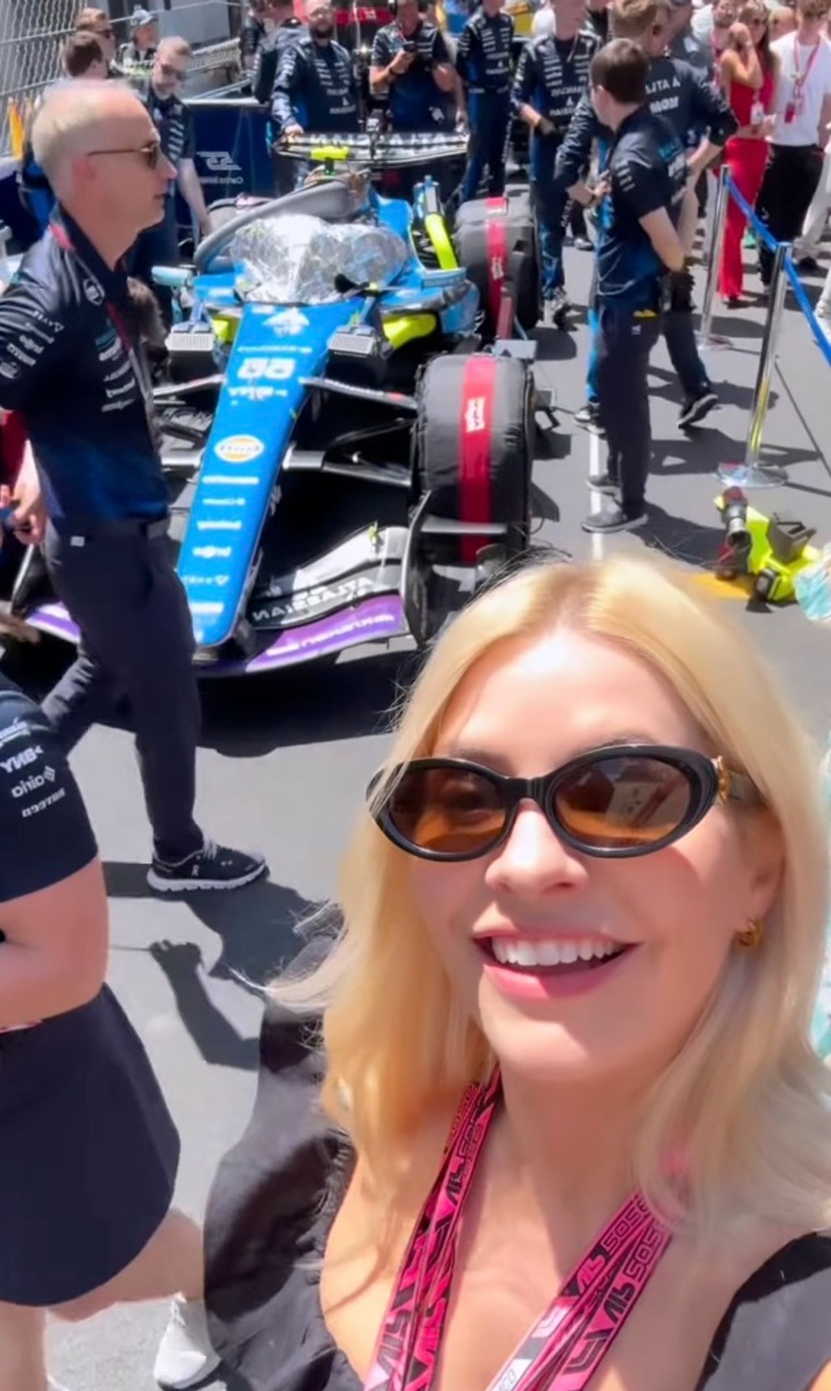 Holly Willoughby at the Grand Prix in Monaco
