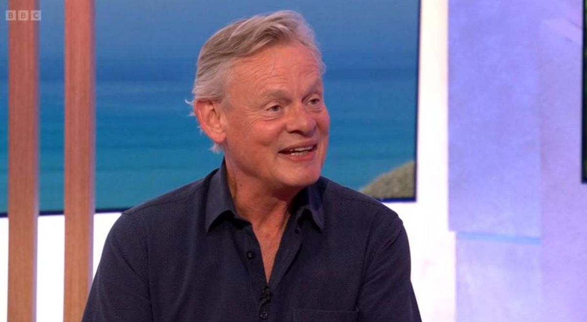Martin Clunes dropped an expletive on The One Show