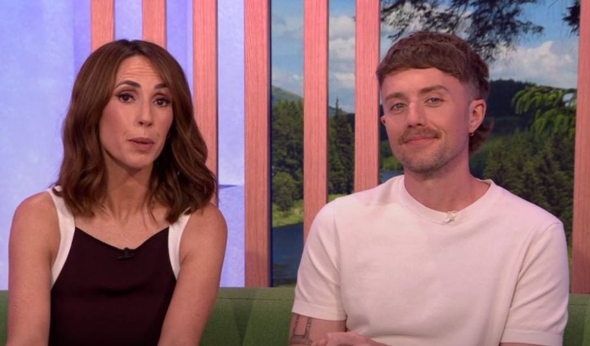 Roman Kemp and Alex Jones hosted The One Show