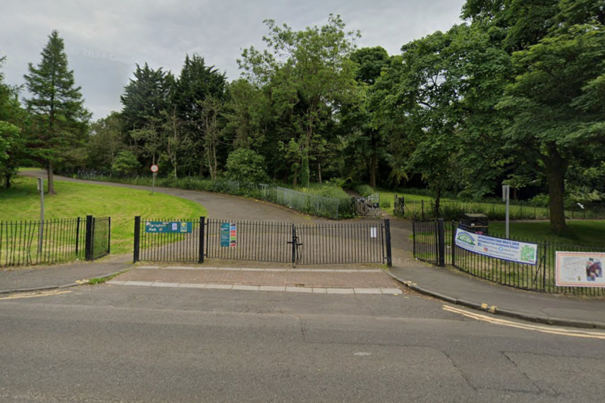 Officers are currently at the scene in Springburn Park