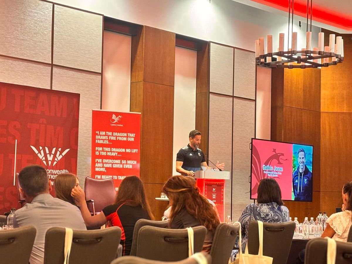 Gethin Jones speaking about his new role as Chef de Mission for Team Wales