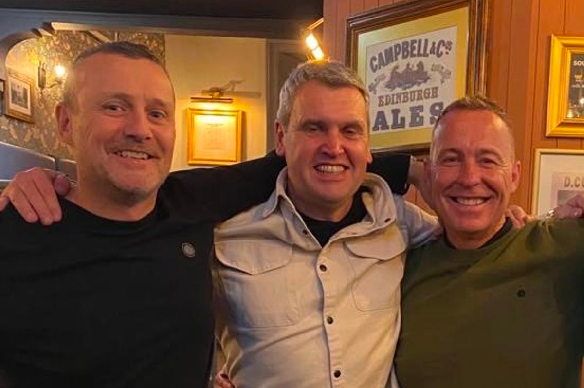 The pals out in Edinburgh for a catch up in May 2026.