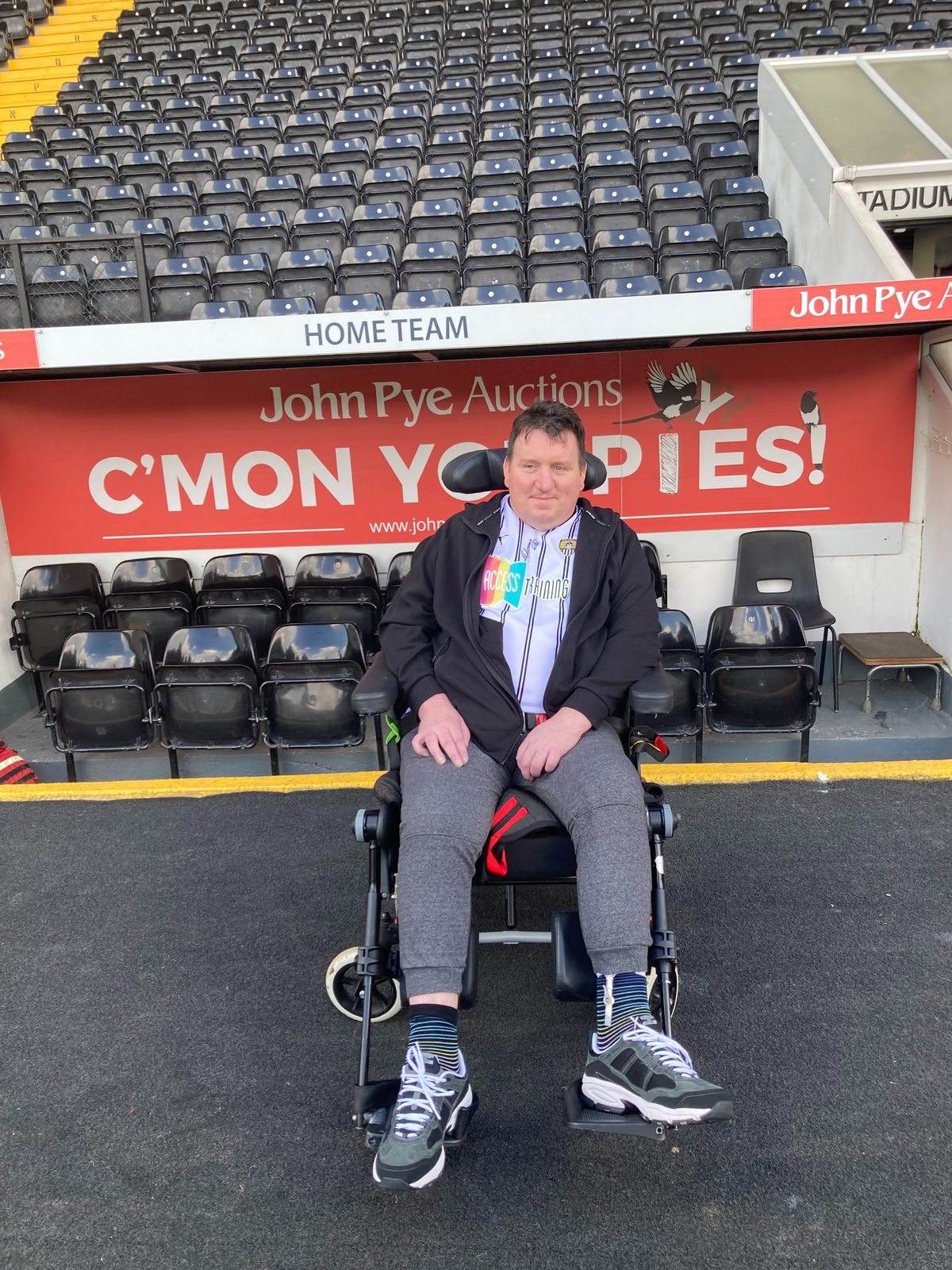 Jonathan was left paralysed from below the neck and in need of 24-hour care