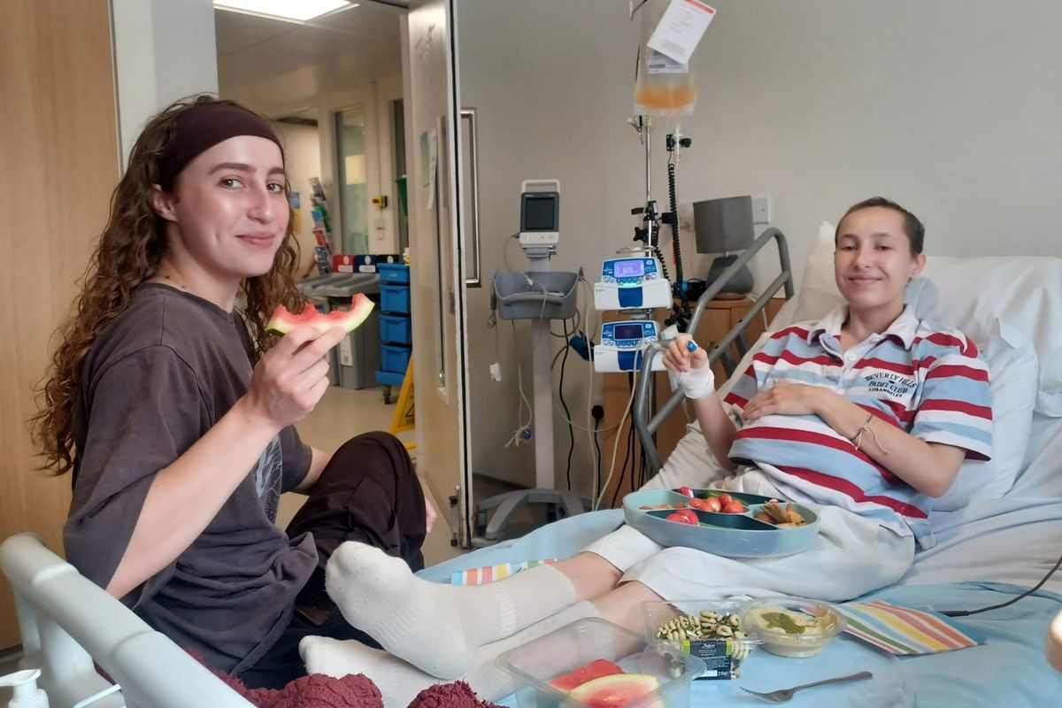 the twins in hospital