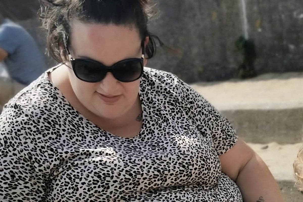 Janine Hurst before her incredible weightloss