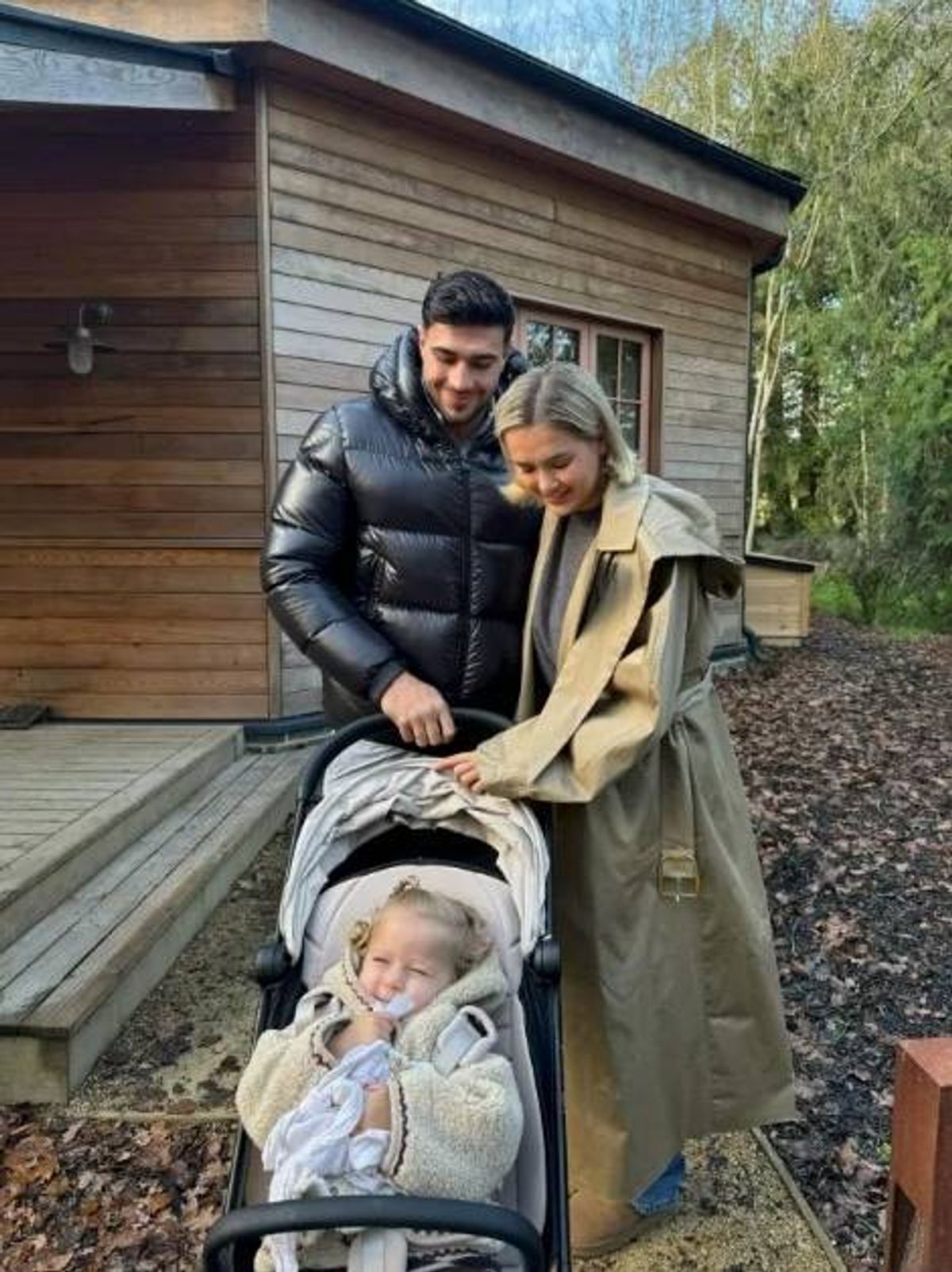 Tommy Fury and Molly-Mae Hague with daughter Bambi
